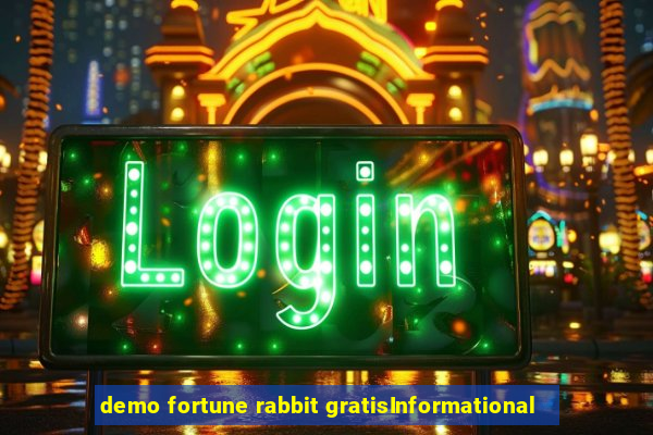 demo fortune rabbit gratisInformational